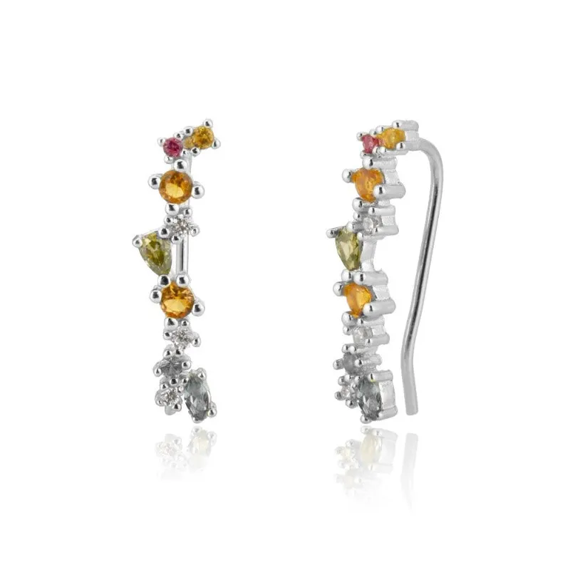 Set of Exceptional Rainbow Zircon Jewelry Collection