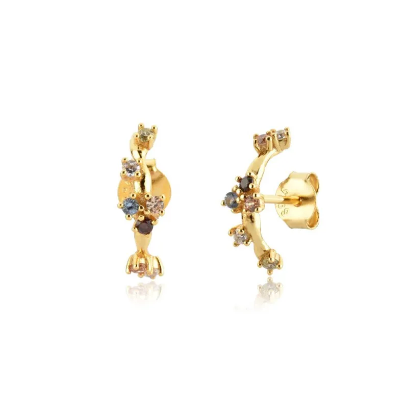 Set of Exceptional Rainbow Zircon Jewelry Collection