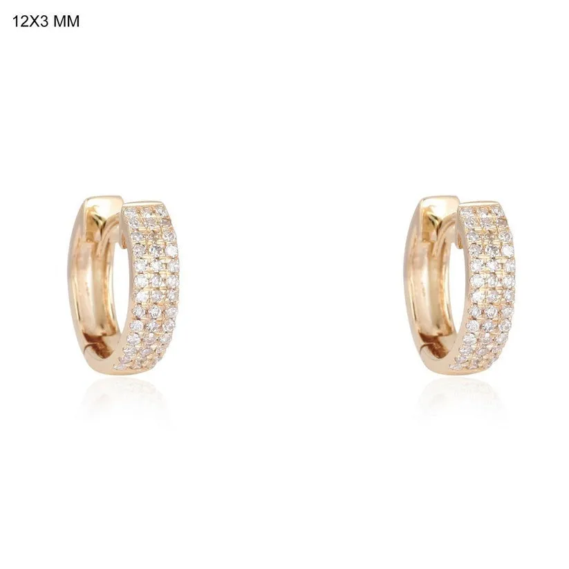 Shining Affectionate Huggies Earrings