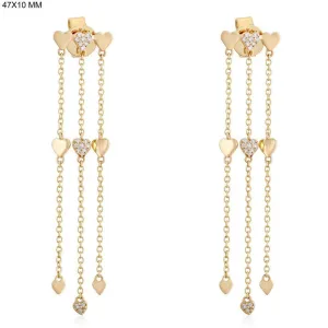 Shining Halo Diamond Drop Beauties Earrings