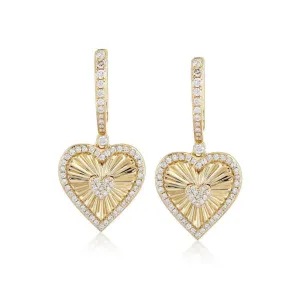 Shining Star Diamond Drop Halo Earrings
