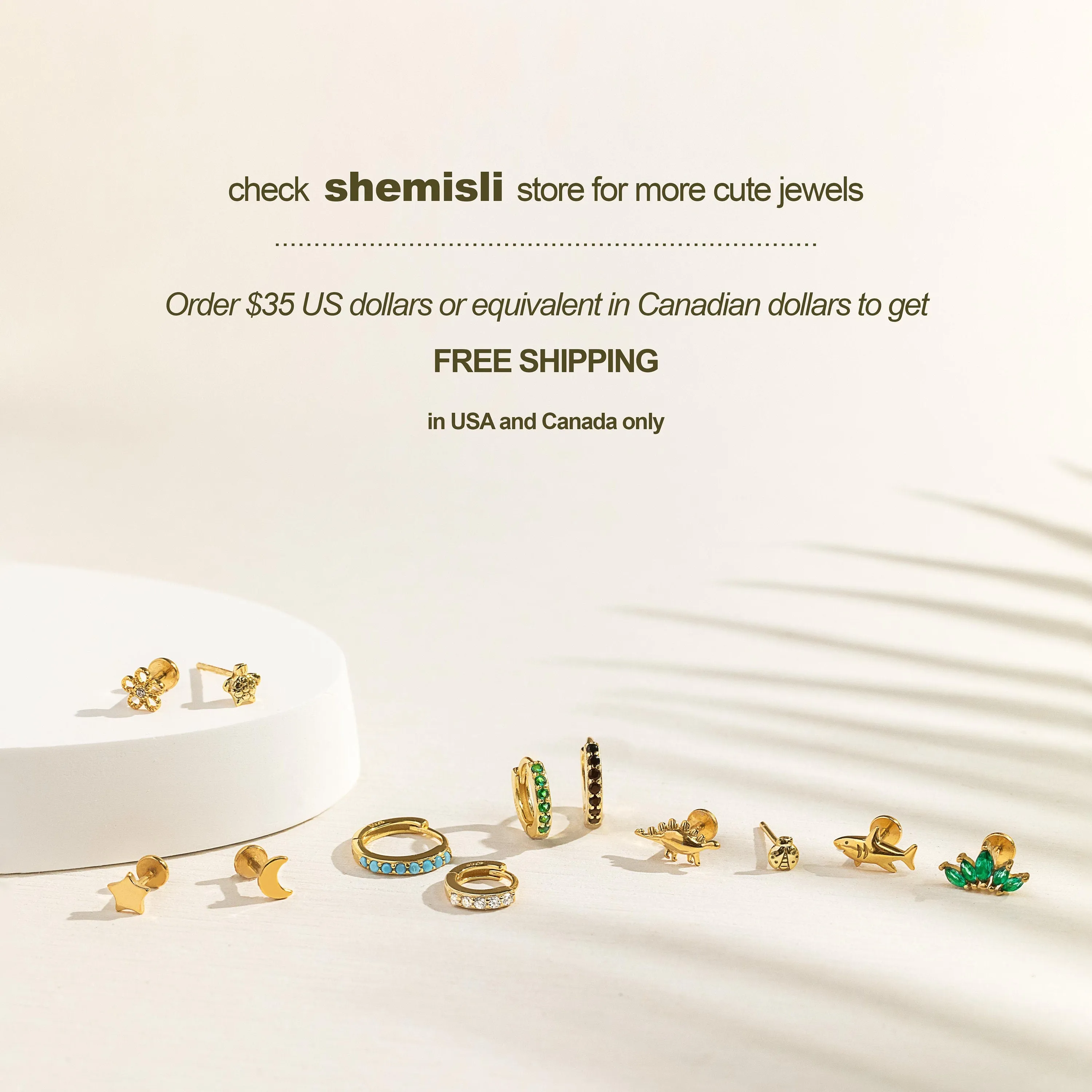 Simple Turquoise Conch Hoop Earrings, Huggies, 8, 9, 10, 12mm Unisex, Gold, Silver SHEMISLI SH054, SH055, SH056, SH057