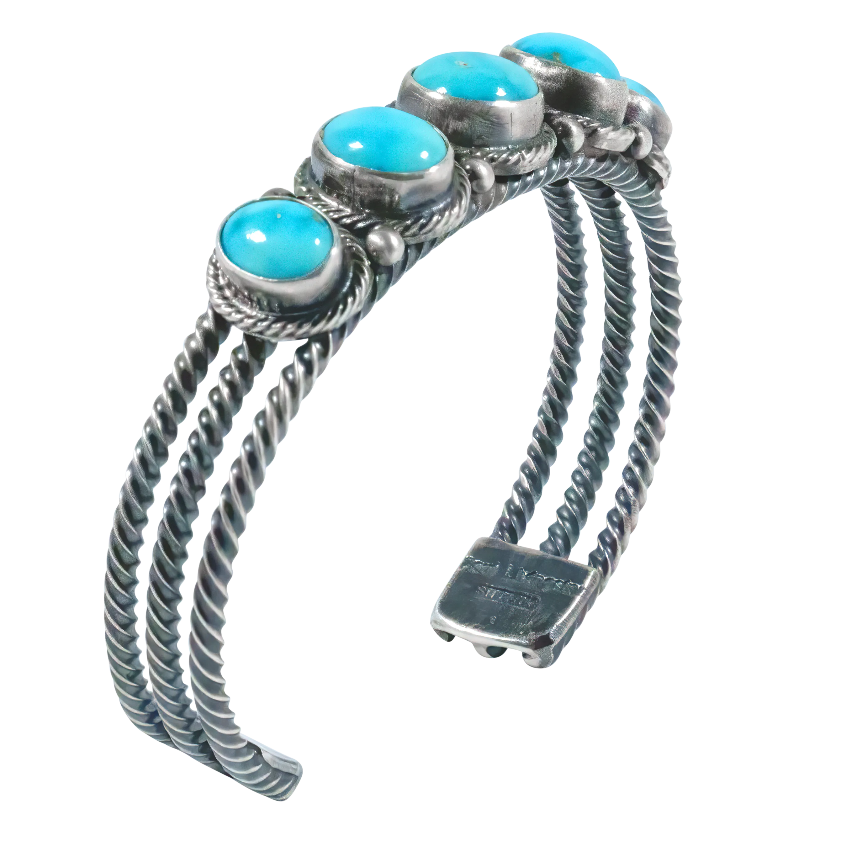 Sonoran Rose Turquoise Cuff | Paul Livingston