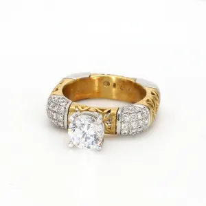 Square Diamond Fashion Ring