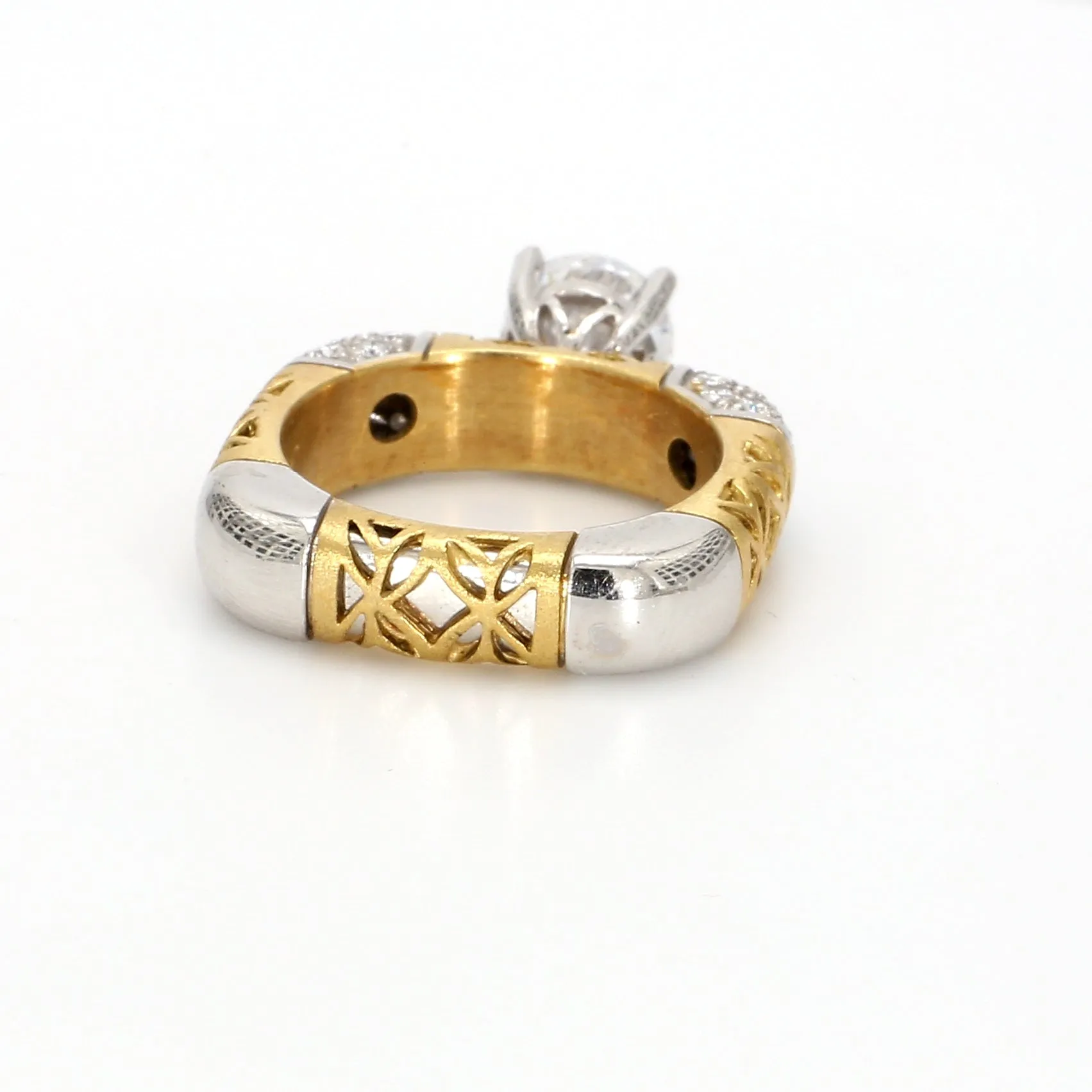 Square Diamond Fashion Ring