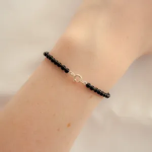 Sterling Silver Black Onyx Bracelet