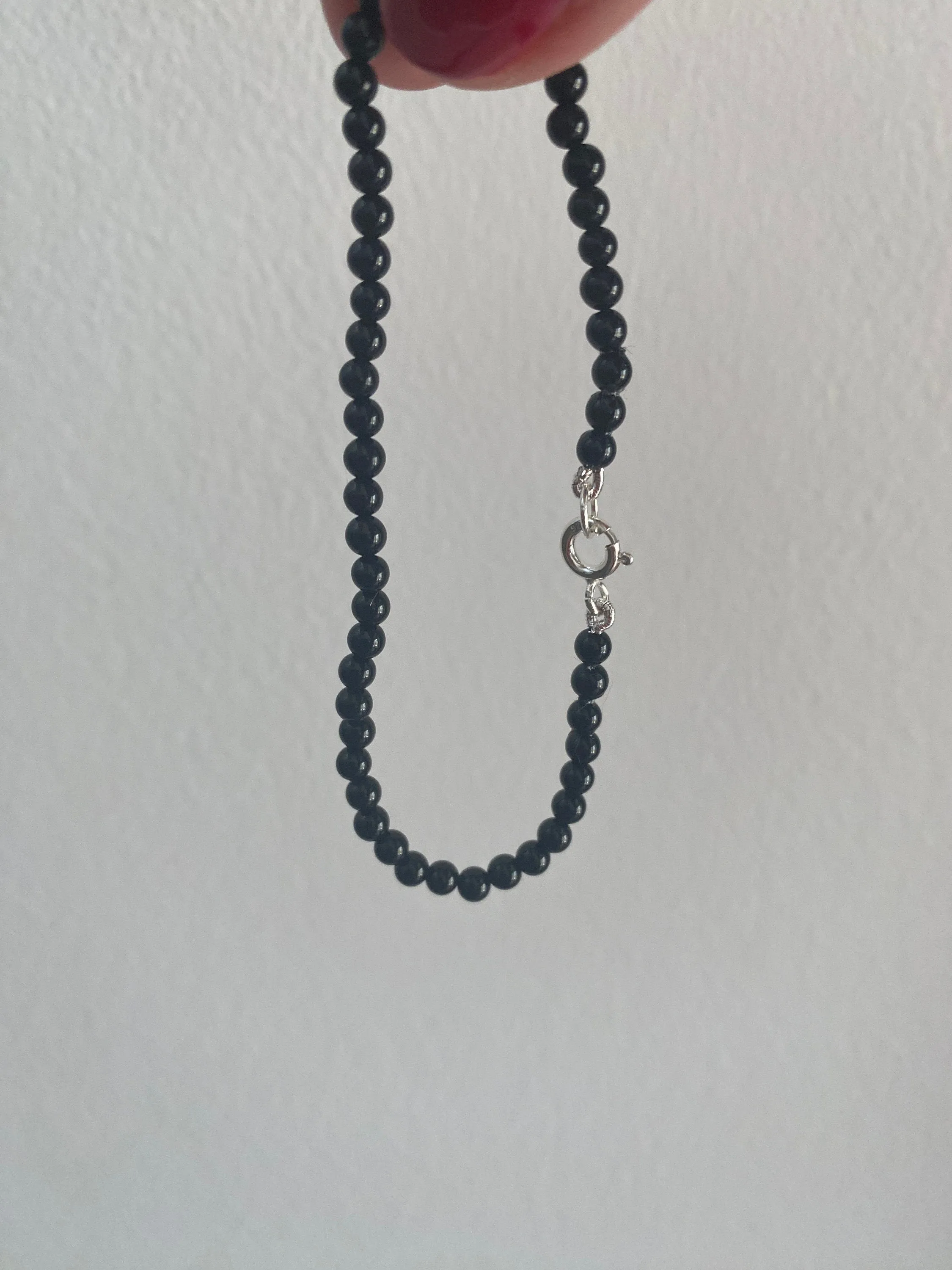 Sterling Silver Black Onyx Bracelet