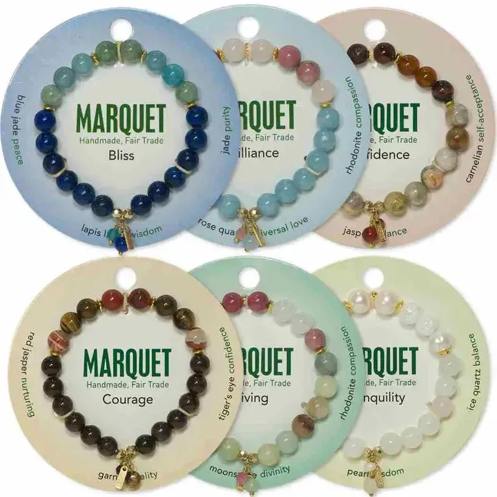 Stone and Crystal Energy Bracelet-Bliss