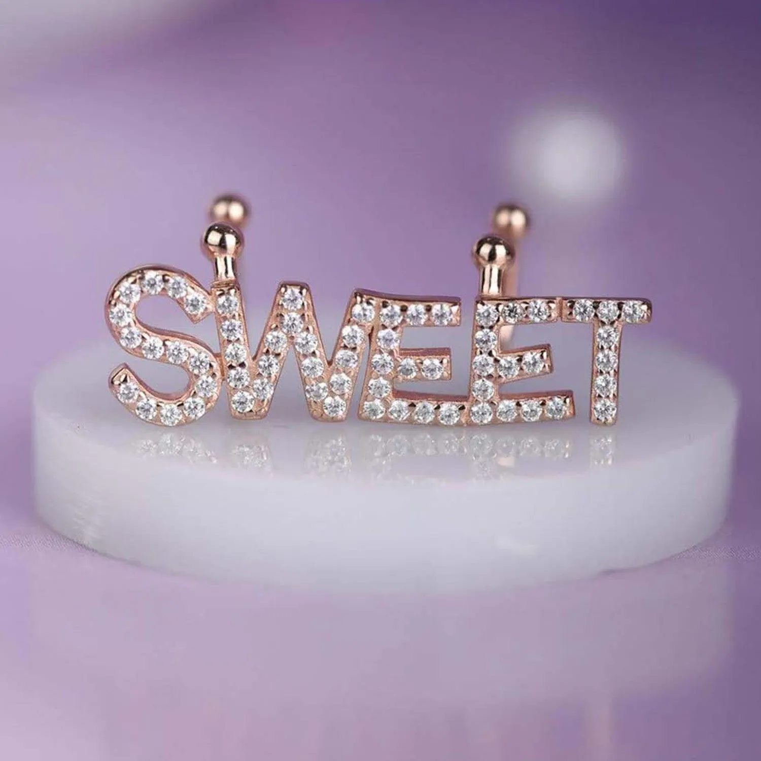 SWEET 925 Silver Earcuff