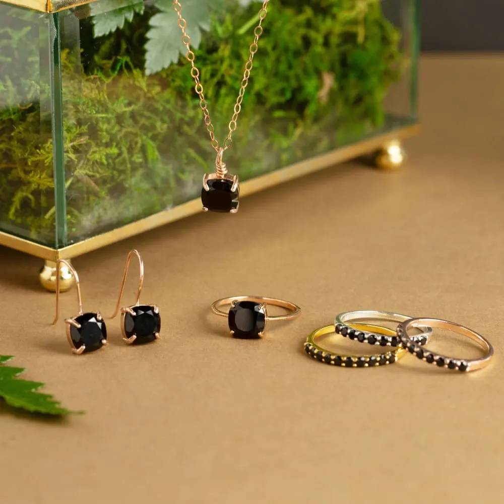 The Ashlynn - Natural Onyx Necklace