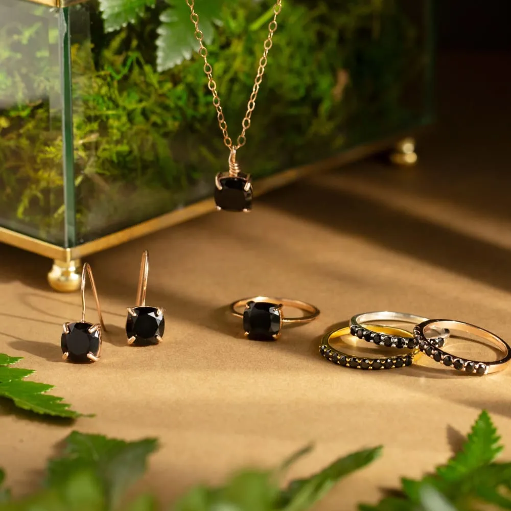 The Ashlynn - Natural Onyx Necklace
