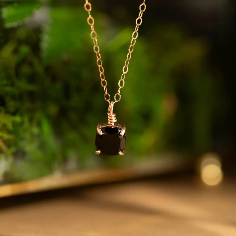 The Ashlynn - Natural Onyx Necklace