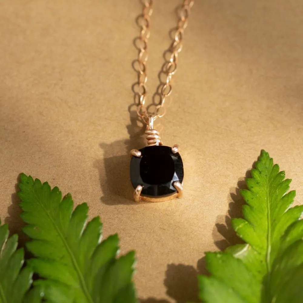The Ashlynn - Natural Onyx Necklace