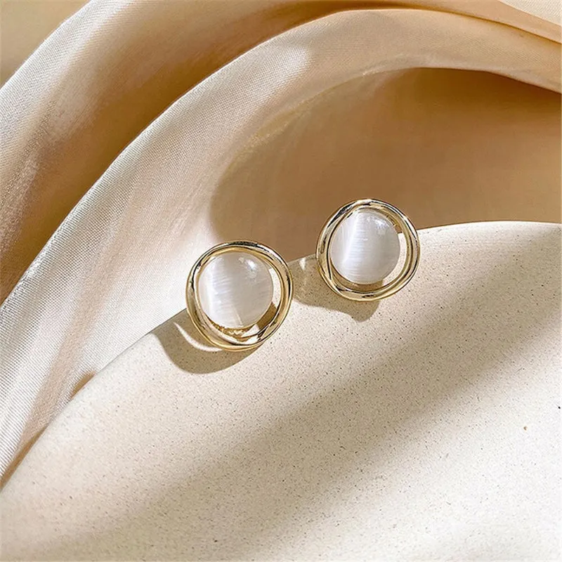 Trendy Fashion Korean Style Bowknot with Rhinestone Inlaid Zircon Earrings Collection