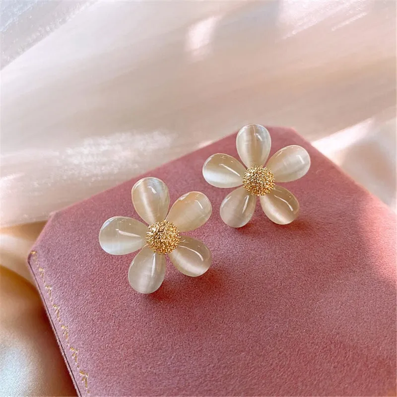 Trendy Fashion Korean Style Bowknot with Rhinestone Inlaid Zircon Earrings Collection