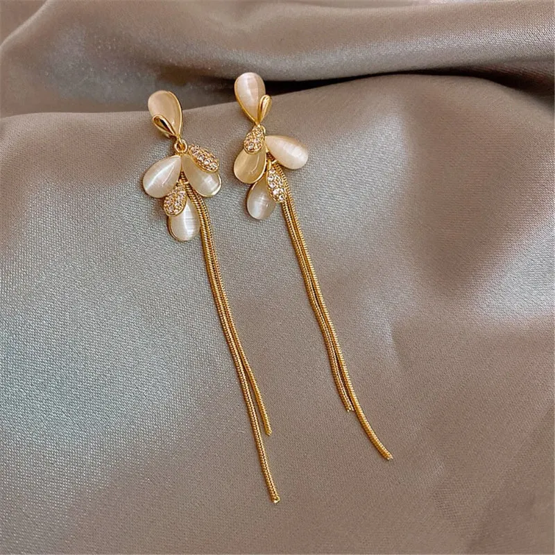 Trendy Fashion Korean Style Bowknot with Rhinestone Inlaid Zircon Earrings Collection