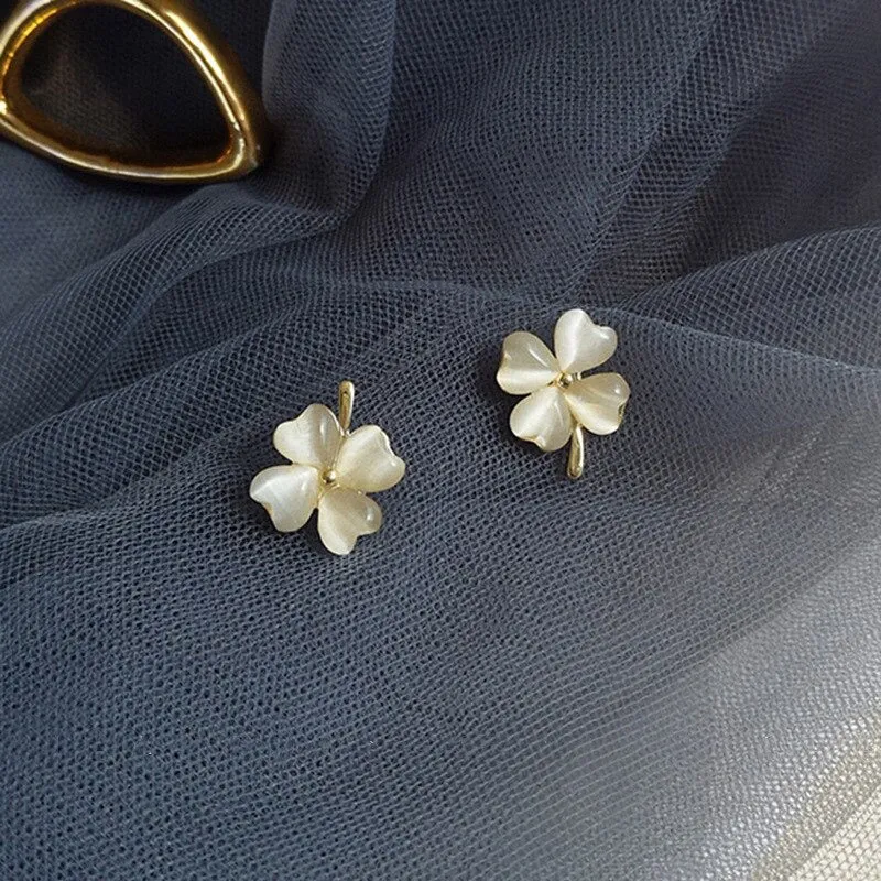 Trendy Fashion Korean Style Bowknot with Rhinestone Inlaid Zircon Earrings Collection