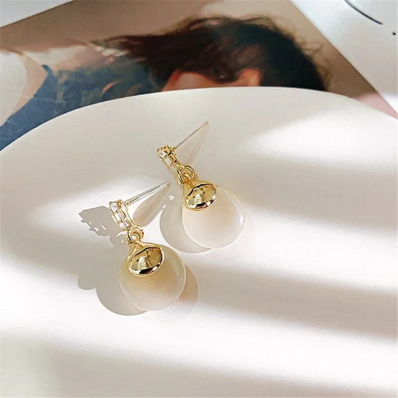Trendy Fashion Korean Style Bowknot with Rhinestone Inlaid Zircon Earrings Collection