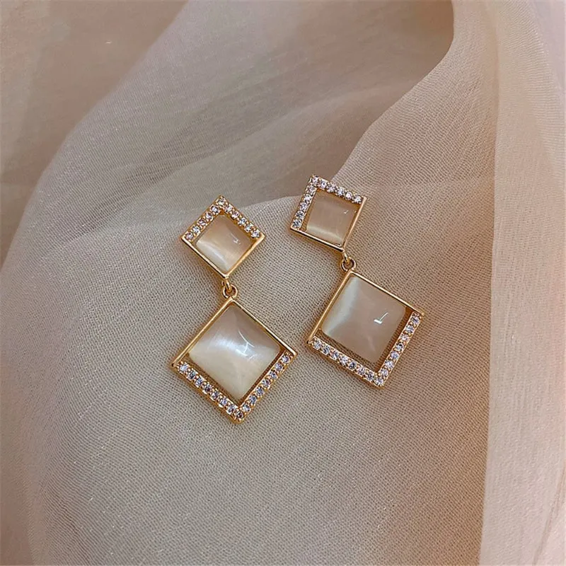 Trendy Fashion Korean Style Bowknot with Rhinestone Inlaid Zircon Earrings Collection