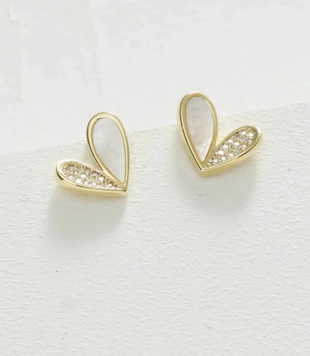 Various Heart Stud Earrings