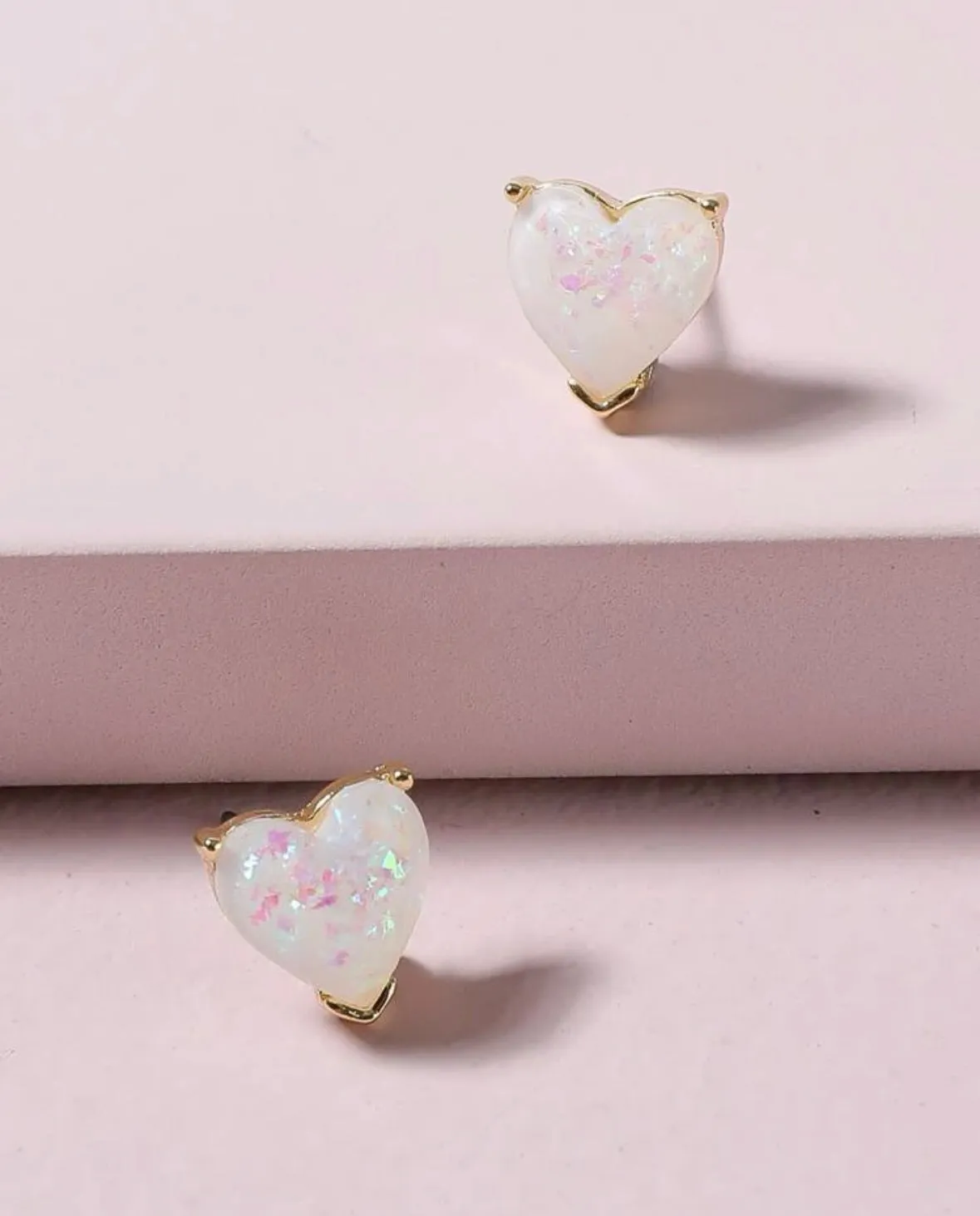 Various Heart Stud Earrings