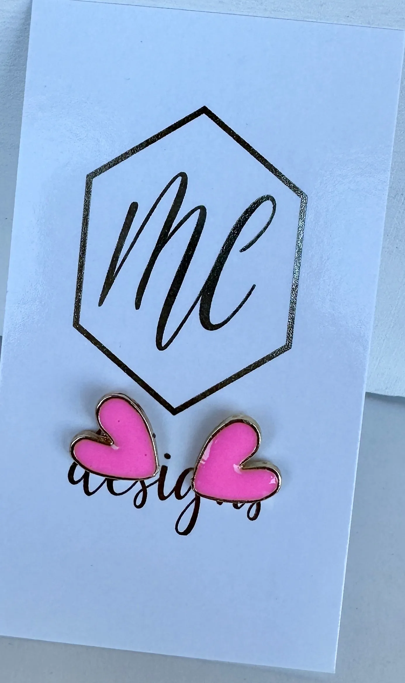 Various Heart Stud Earrings