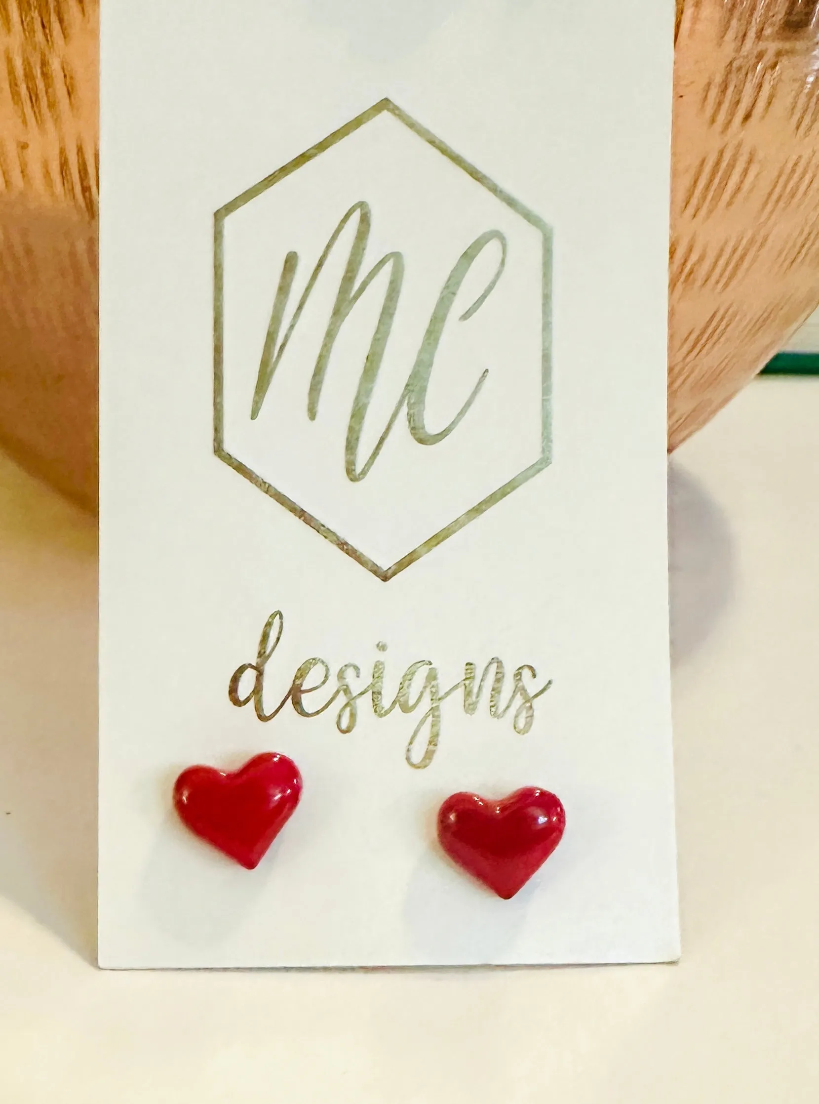 Various Heart Stud Earrings