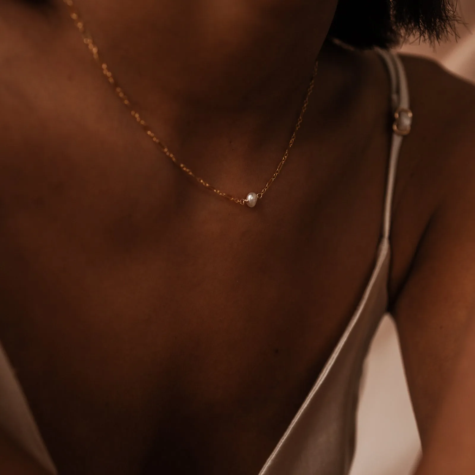 Waterlily • Pearl Necklace