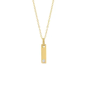 Y/G Diamond Fashion Pendant 9ct